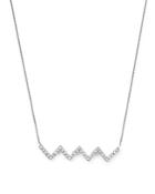 Kc Designs Diamond Chevron Pendant Necklace In 14k White Gold, 16