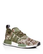 Adidas Men's Nmd R1 Camo Print Lace Up Sneakers
