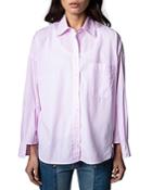 Zadig & Voltaire Tamara Pop Raye Striped Shirt