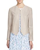 Tory Burch Nicki Perforated Leather Jacket