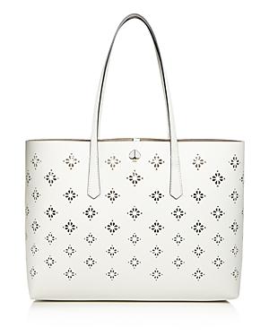 Kate Spade New York Large Floral Perforated Tote