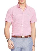 Polo Ralph Lauren Seersucker Gingham Regular Fit Button Down Shirt