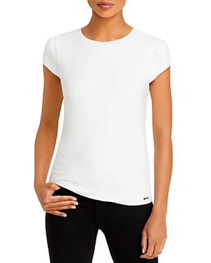 T Tahari Crossover Cap Sleeve Tee
