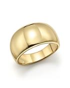 Rounded Band Ring In 14k Yellow Gold