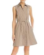 Theory Belted Striped Dress