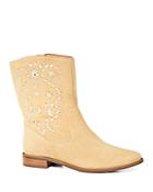 Jack Rogers Kaitlin Suede Mid Shaft Boots