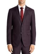 John Varvatos Star Usa Bleecker Purple Plaid Slim Fit Suit Jacket