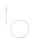 Aqua Thin Hoop Earrings - 100% Exclusive