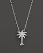 Kc Designs Diamond Palm Tree Pendant In 14k White Gold, .2 Ct. T.w.