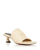 Proenza Schouler Women's Rolo Kitten Heel Slide Sandals
