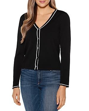 Belldini Stripe Trim Cardigan