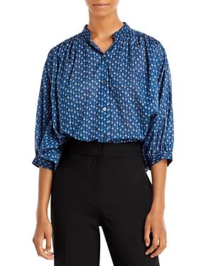 Rebecca Taylor Ikat Button Front Shirt