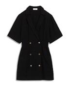 Sandro Alize Double Breasted Tweed Dress