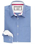 Thomas Pink Longitude Check Dress Shirt - Bloomingdale's Regular Fit