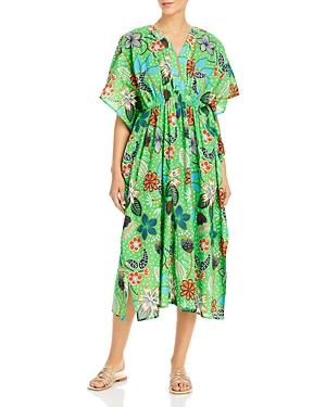 Echo Garden Party Midi Dress Swim Cover-up