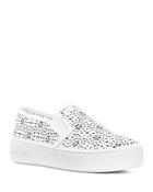Michael Michael Kors Women's Trent Perforated Leather Slip-on Sneakers