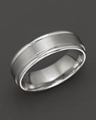 14k White Gold Classic Wedding Ring - 100% Exclusive