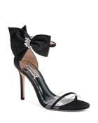 Badgley Mischka Women's Fran Embellished Satin Bow High-heel Sandals