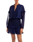 Aqua Foil Print Dress - 100% Exclusive