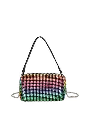 Aqua Small Rainbow Crystal Shoulder Bag - 100% Exclusive
