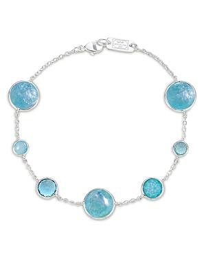 Ippolita Sterling Silver Lollipop Blue Gemstone Bracelet