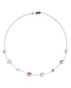 Ippolita Sterling Silver Wonderland Mini Station Necklace In Saguaro, 16-18