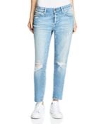 Mavi Ada Slim Boyfriend Jeans In Light Used Vintage
