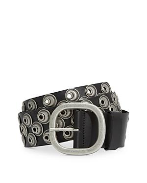 The Kooples Women's High Waist Rivet Belt