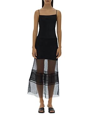 Helmut Lang Mesh Illusion Hem Dress