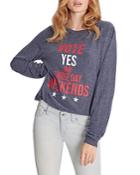 Wildfox Vote Graphic Sweatshirt