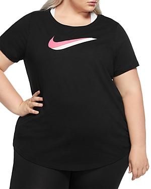 Nike Plus Size Logo Print Cotton Tee