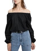 Sanctuary Blossom Cotton Off The Shoulder Top