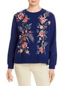 Johnny Was Caspian Embroidered Sweatshirt