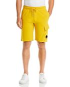 C.p. Company Light Fleece Drawstring Cargo Shorts