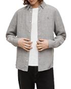 Allsaints Haku Linen Slim Fit Shirt