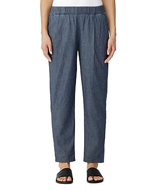 Eileen Fisher Twill Tapered Ankle Pants