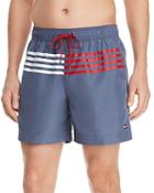 Tommy Hilfiger Stripe-accented Regular Fit Swim Shorts
