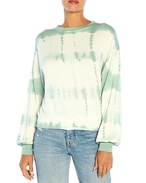 Three Dots Tie Dyed Terry Sweatshirt