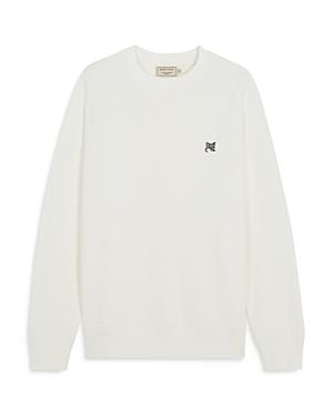 Maison Kitsune Grey Fox Head Patch Sweatshirt