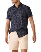 Rodd & Gunn Clyde Quay Linen & Cotton Printed Shirt