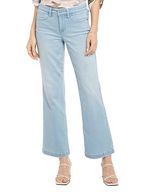 Nydj Waist-match Relaxed Flared Jeans In Hollander