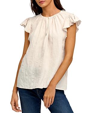 Velvet By Graham & Spencer Irene Flutter Sleeve Top
