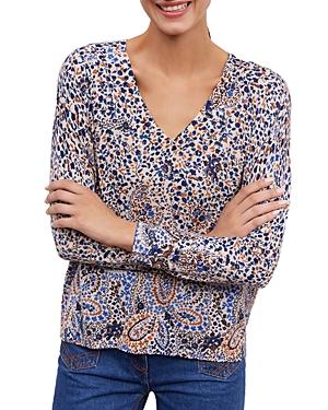 Gerard Darel Liam Printed Wool Sweater