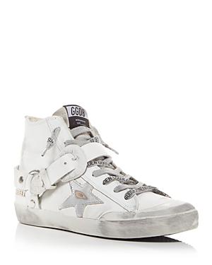 Golden Goose Women's Fancy Texas Buckle High Top Sneakers