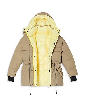 Dualist Zorah Reversible Drawstring Waist Puffer Coat