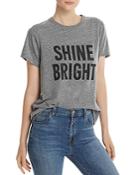 Cinq A Sept Heathered Shine Bright Graphic Tee