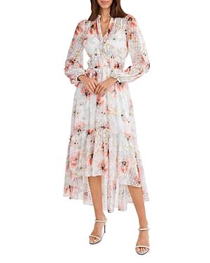 Bcbgmaxazria Floral Midi Dress