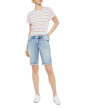 Nydj High Rise Boyfriend Denim Bermuda Shorts In Quinta
