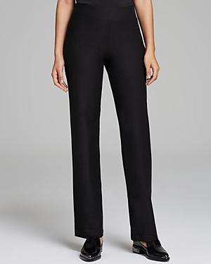 Eileen Fisher Petites' Stretch Crepe Straight Pants