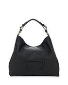 Etienne Aigner Stella Large Leather Hobo